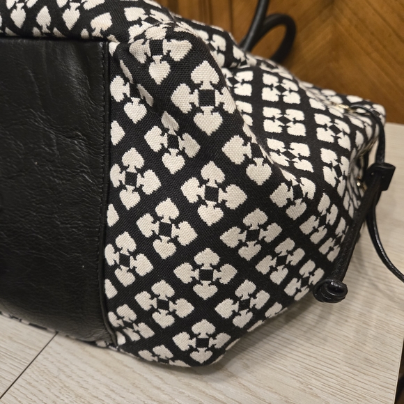 Kate Spade Classic Stevie Baby Bag, Black/Cream/Pink - Picture 6 of 9